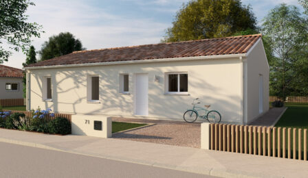 votre maison de 100m2 sur un terrain de 450m2 sur la commune de Le Taillan-Médoc au prix de 350000&euro; avec Alpha Constructions